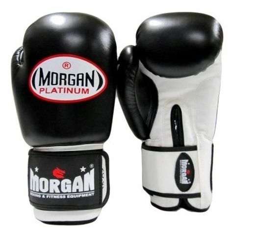 MORGAN V2 PLATINUM LEATHER SPARRING GLOVES (10-12-14-16oz)